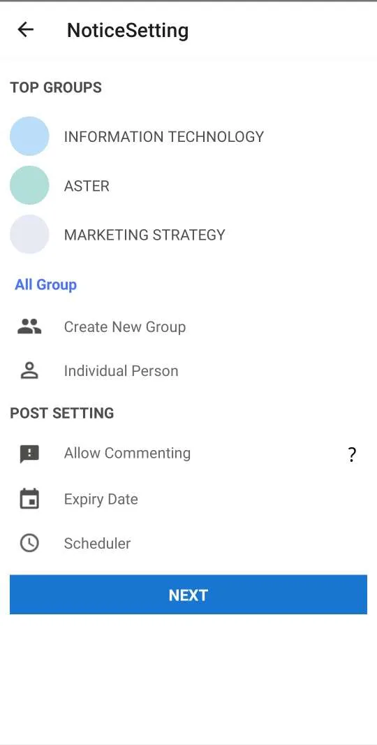 Incepta Notice Manager