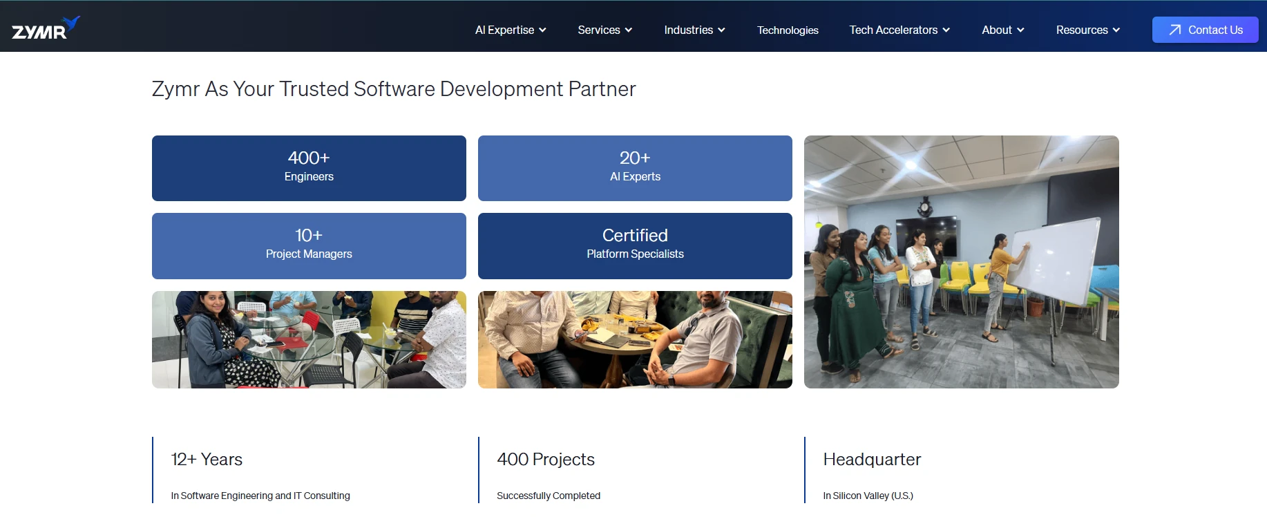 Zymr cloud-native application development company