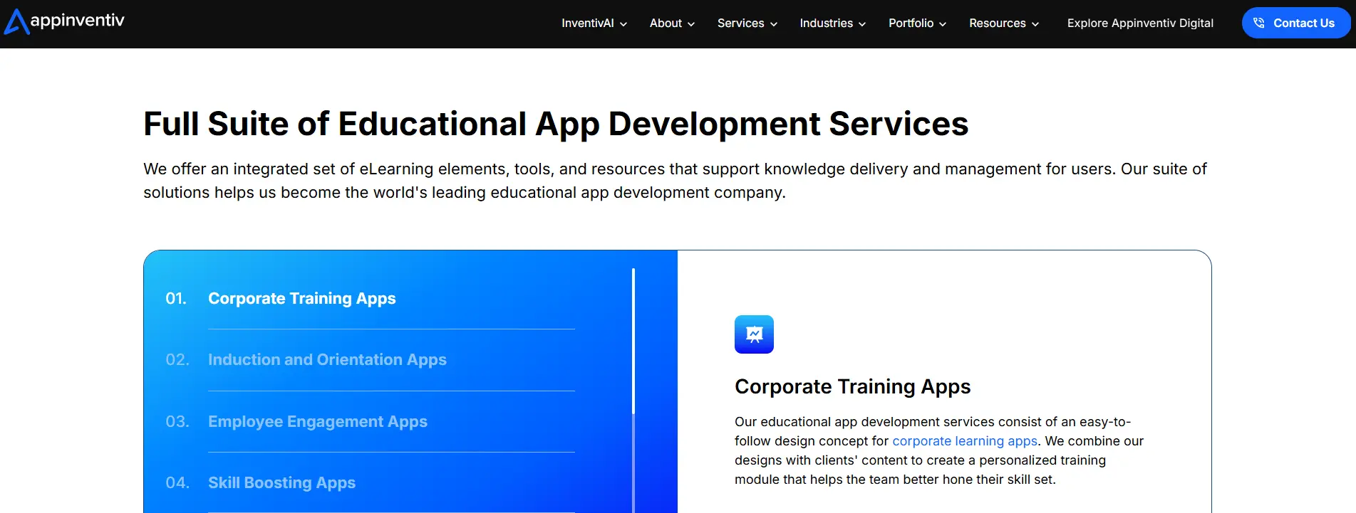 Appinventiv LMS development company
