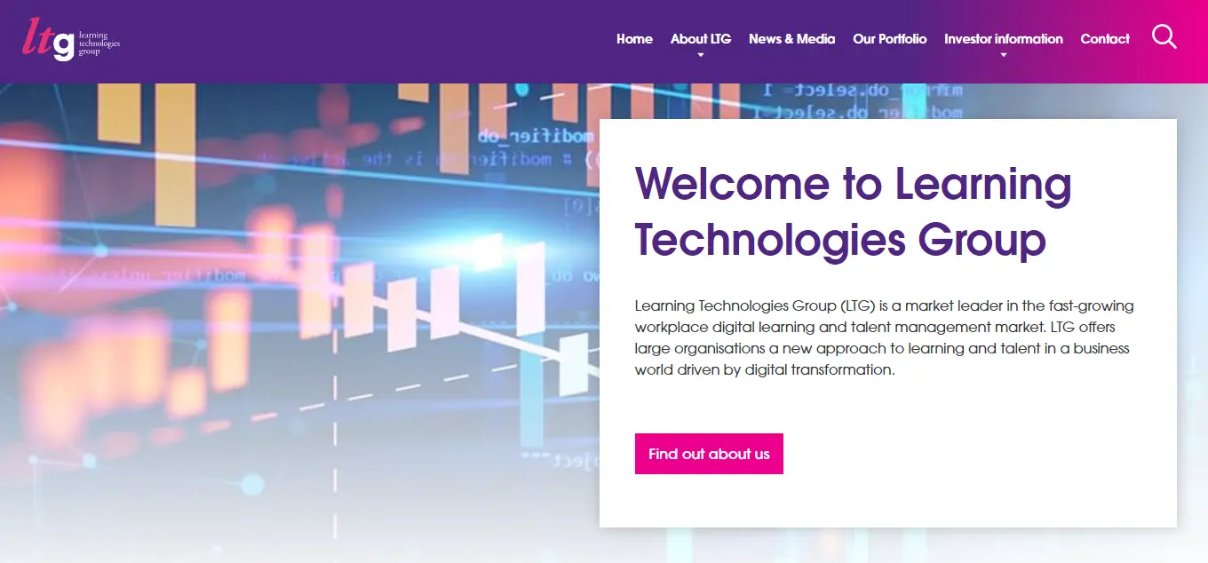 Learning Technologies Group LEO Learning LMS company UK