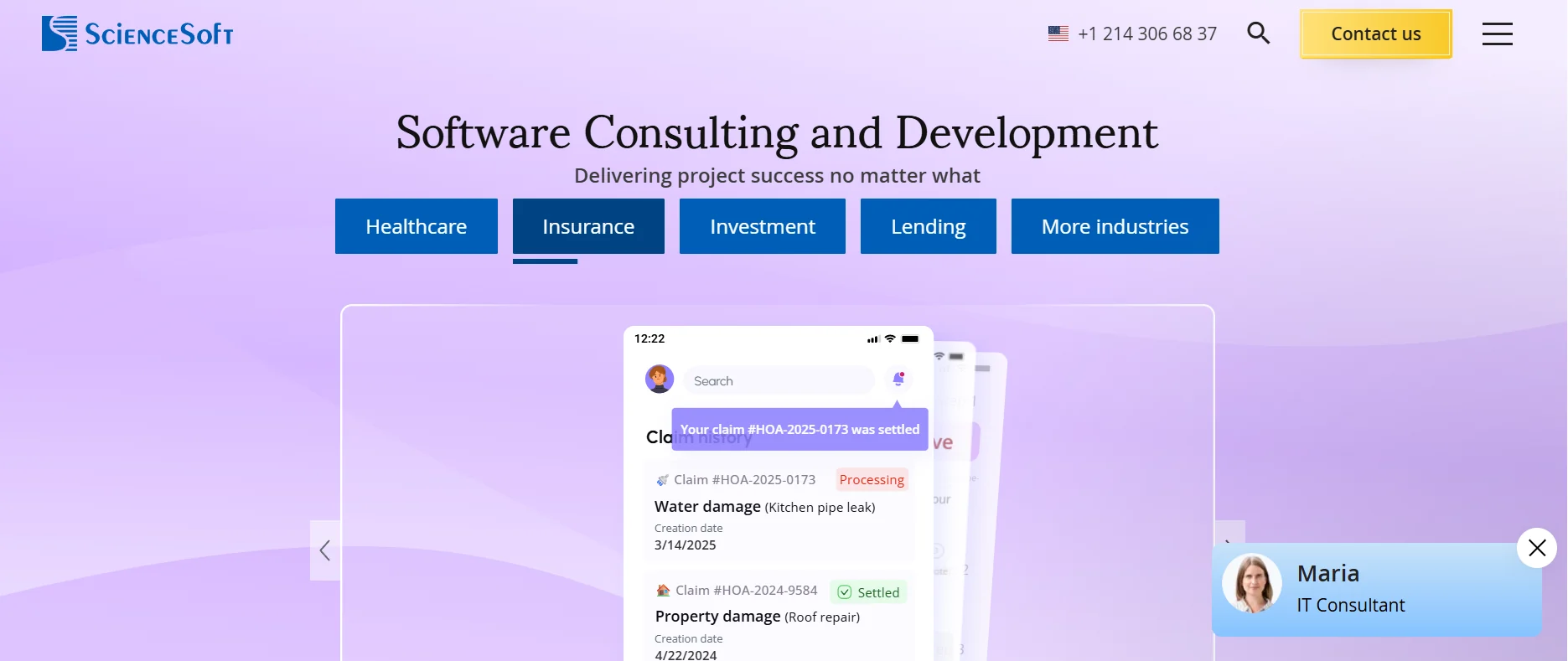 ScienceSoft PHP development company in USA