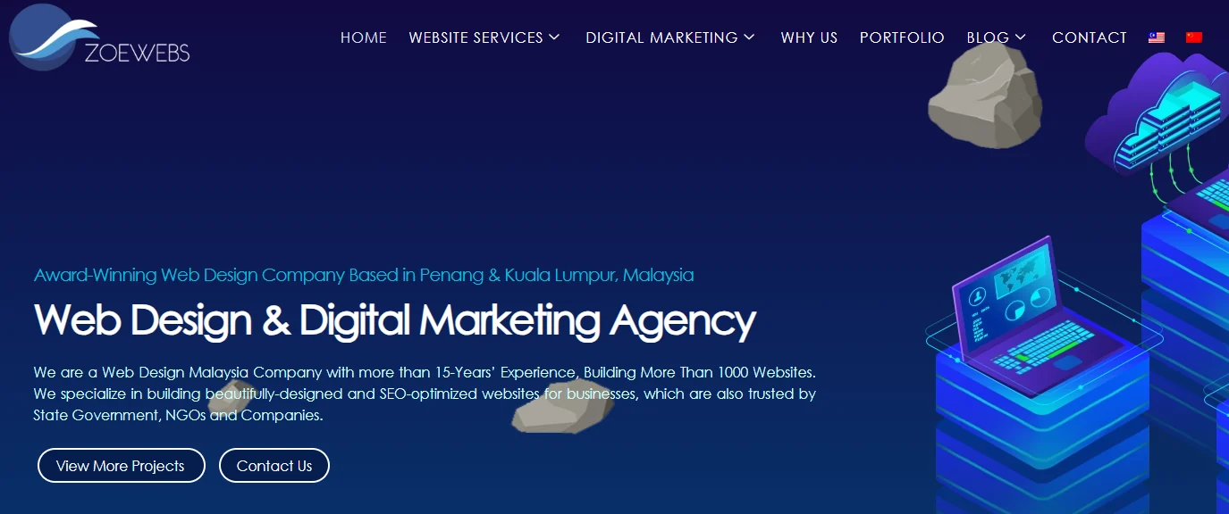 Zoewebs - web development company in Malaysia
