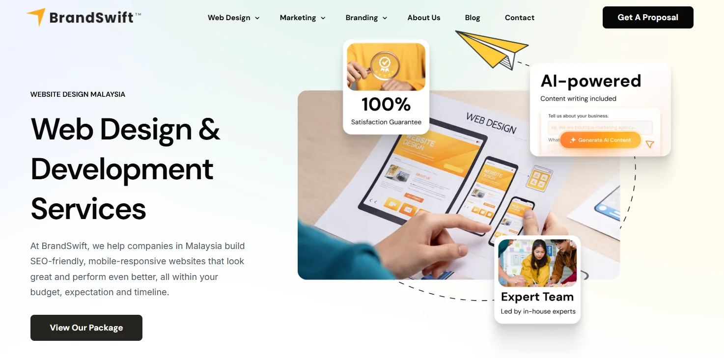 BrandSwift - web development company in Malaysia