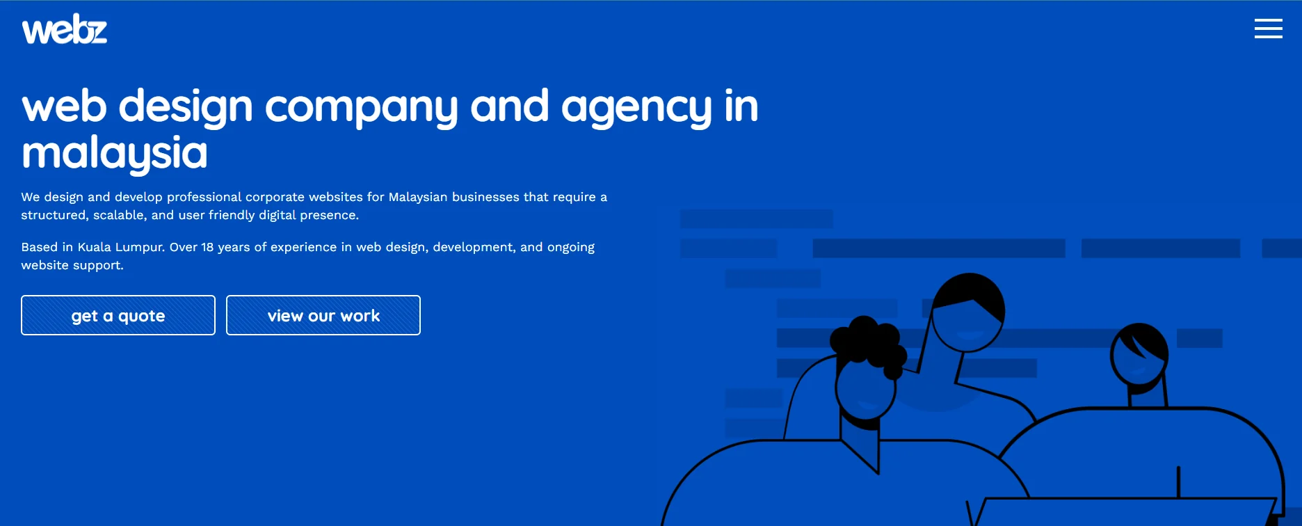 Webz - web development company in Malaysia