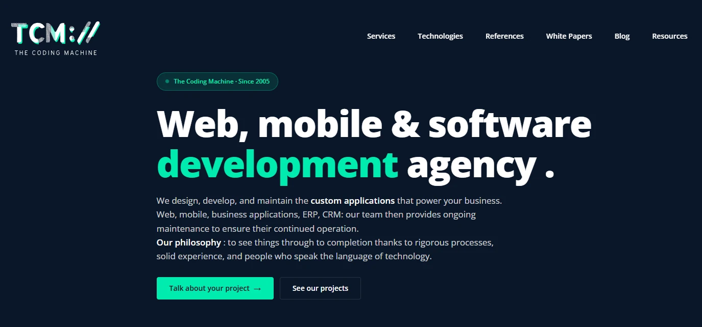 The Coding Machine software development company