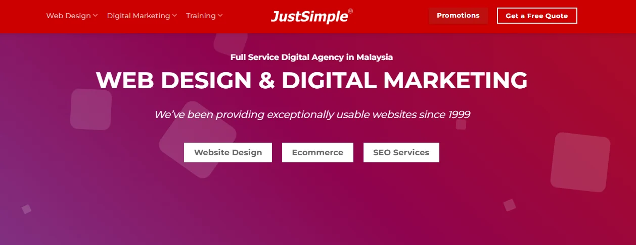 JustSimple - web development company in Malaysia