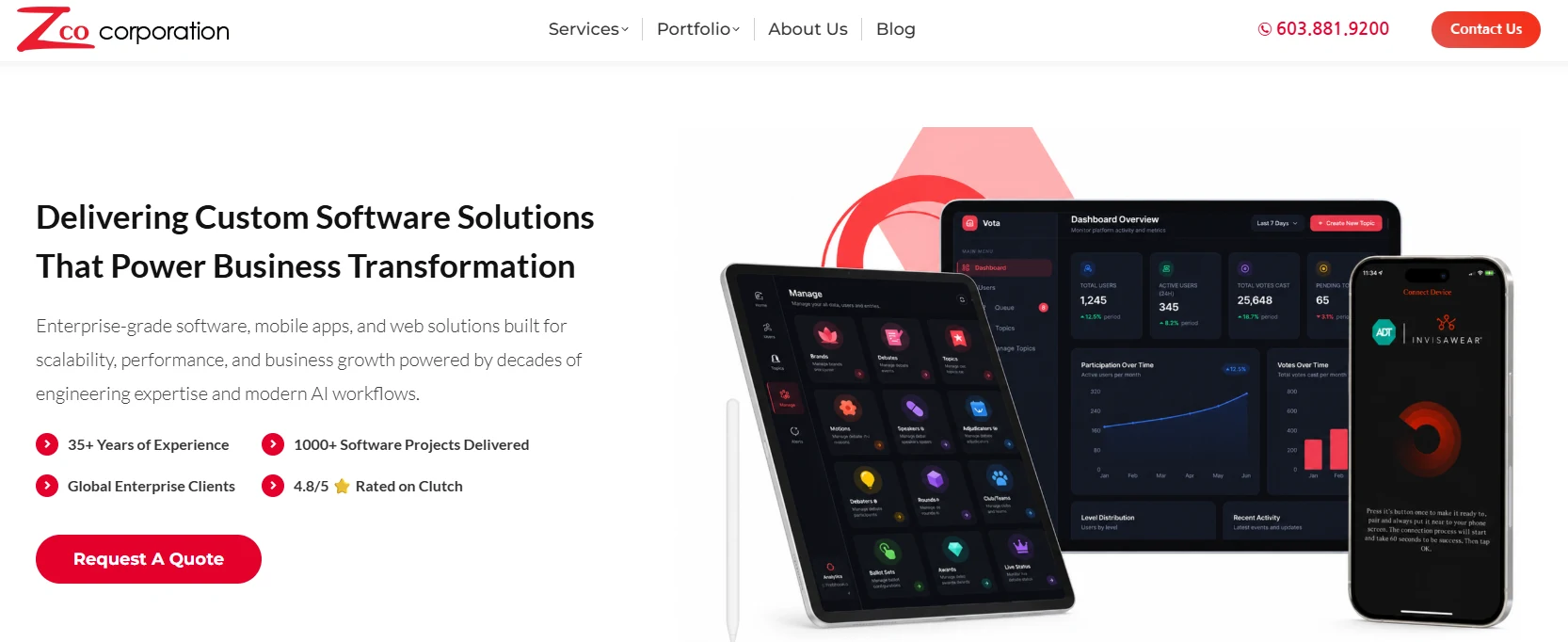 Top 20 Software Development Companies in the USA Zco Corporation software development company in United States