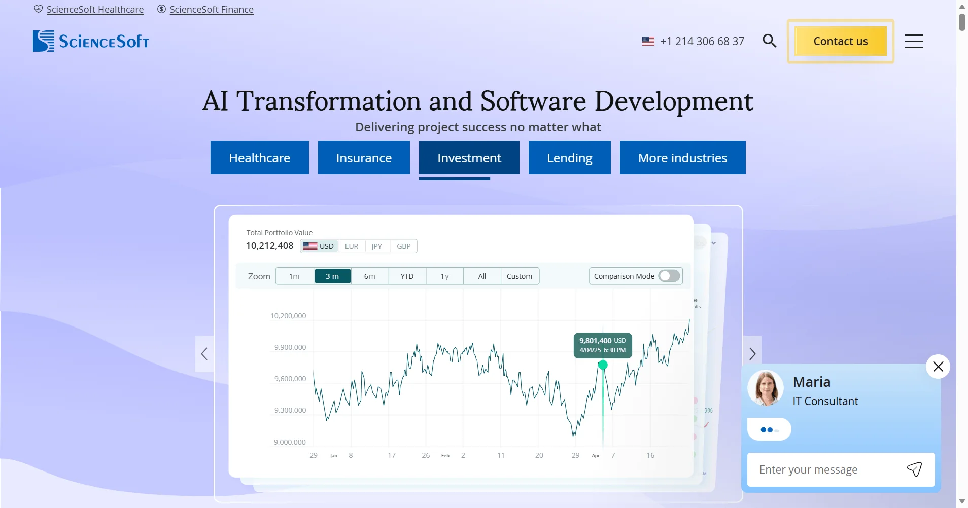 ScienceSoft JavaScript development company