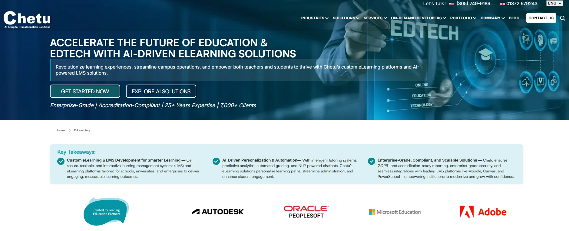 Chetu LMS development services