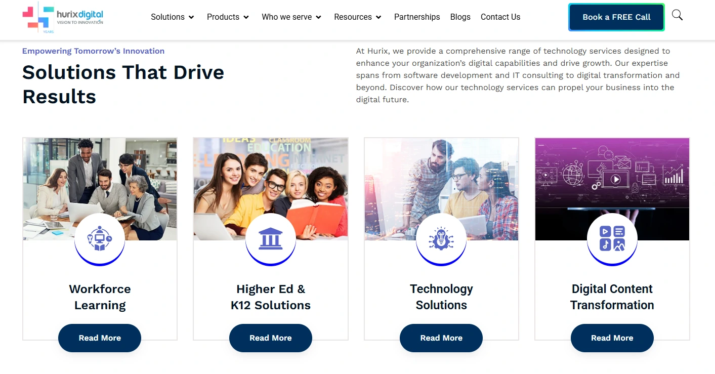Hurix Digital LMS development services