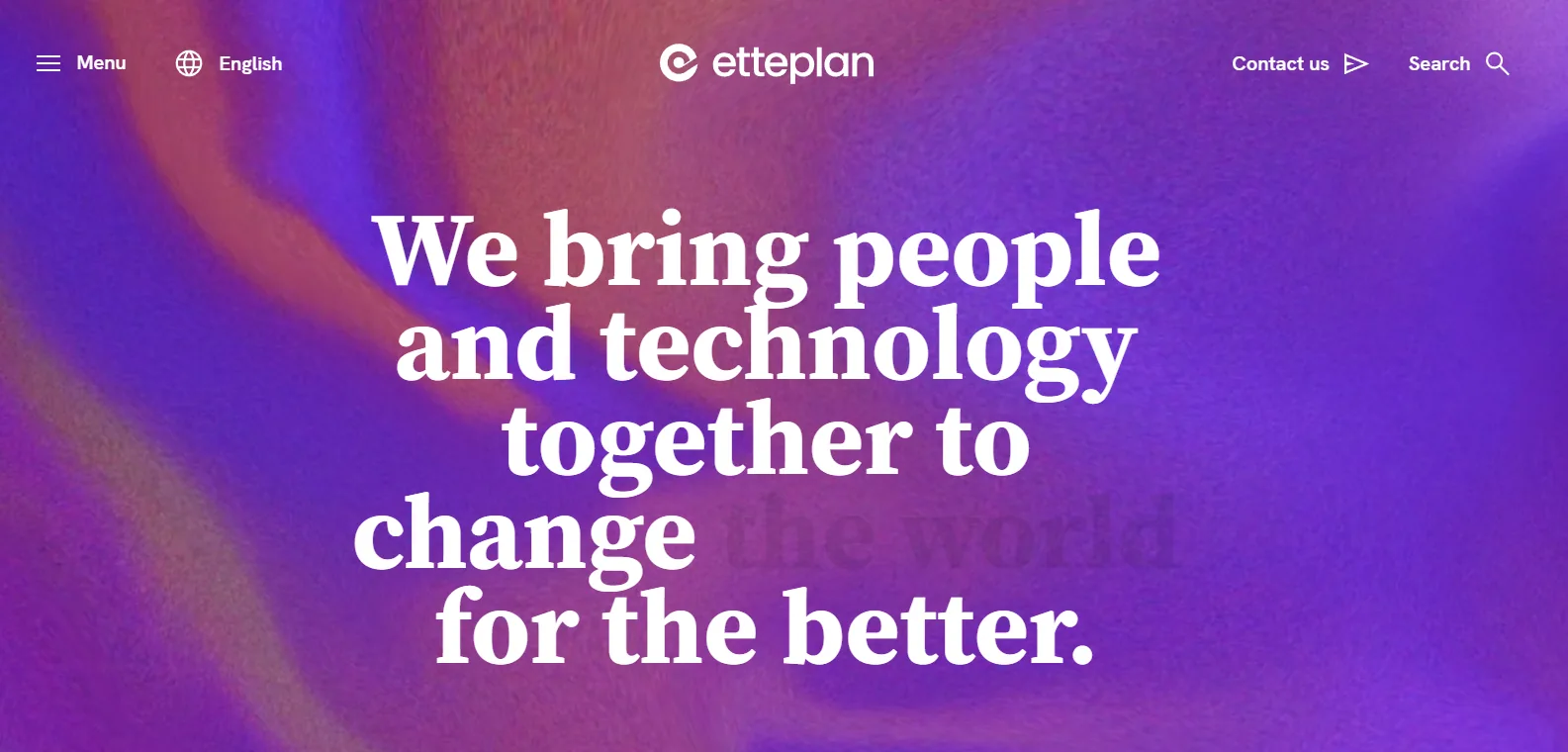 Etteplan website, software development company in Finland