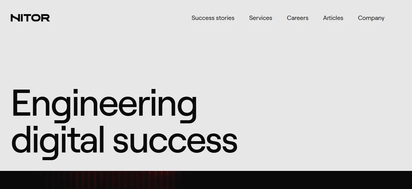 Nitor website, software development company in Finland