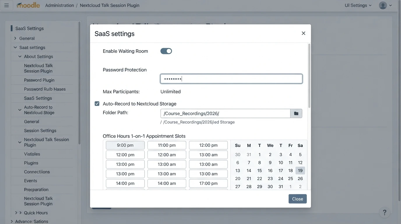 Talk Scheduler & Recording Config